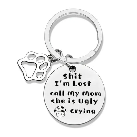 Keychain/Collar Charm - Lost Dog