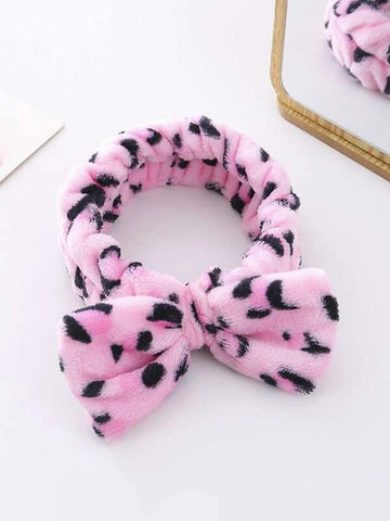 Beauty Headband - Pink Leopard