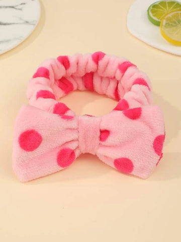 Beauty Headband - Dbl Pink Dot