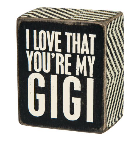 Box Sign - My Gigi