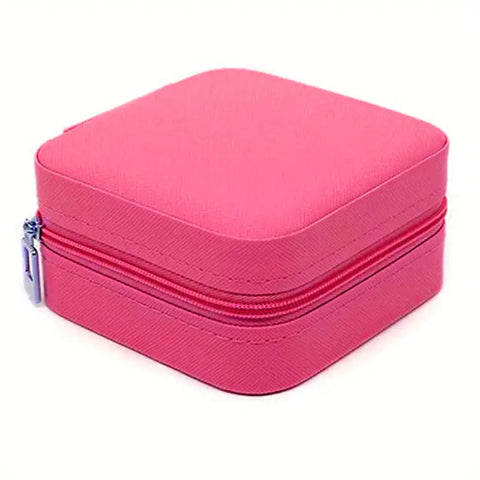 Jewelry Case- Hot Pink