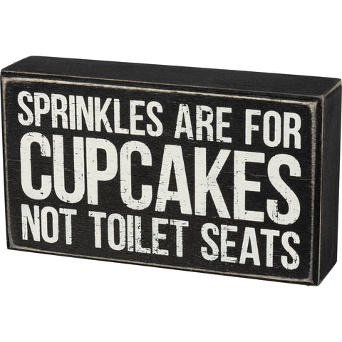 Box  Sign - Sprinkles