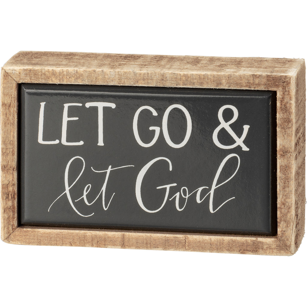 Box Sign Mini - Let Go