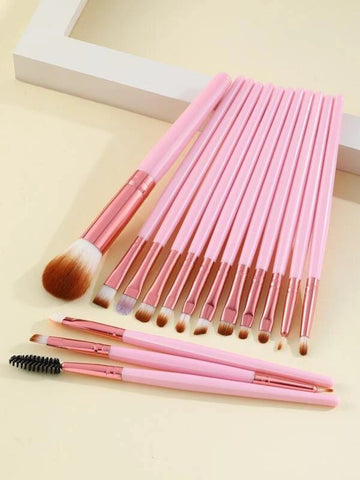 15 Piece Makeup Brush Set