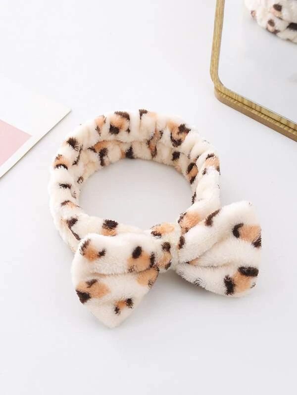 Beauty Headband - Tan Leopard