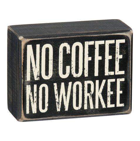 Box Sign - No Workee