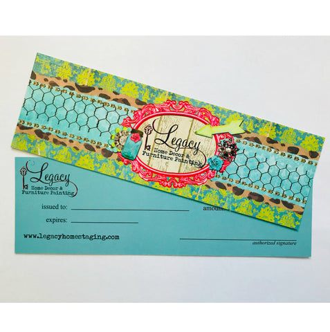 colorful Gift Certificate 